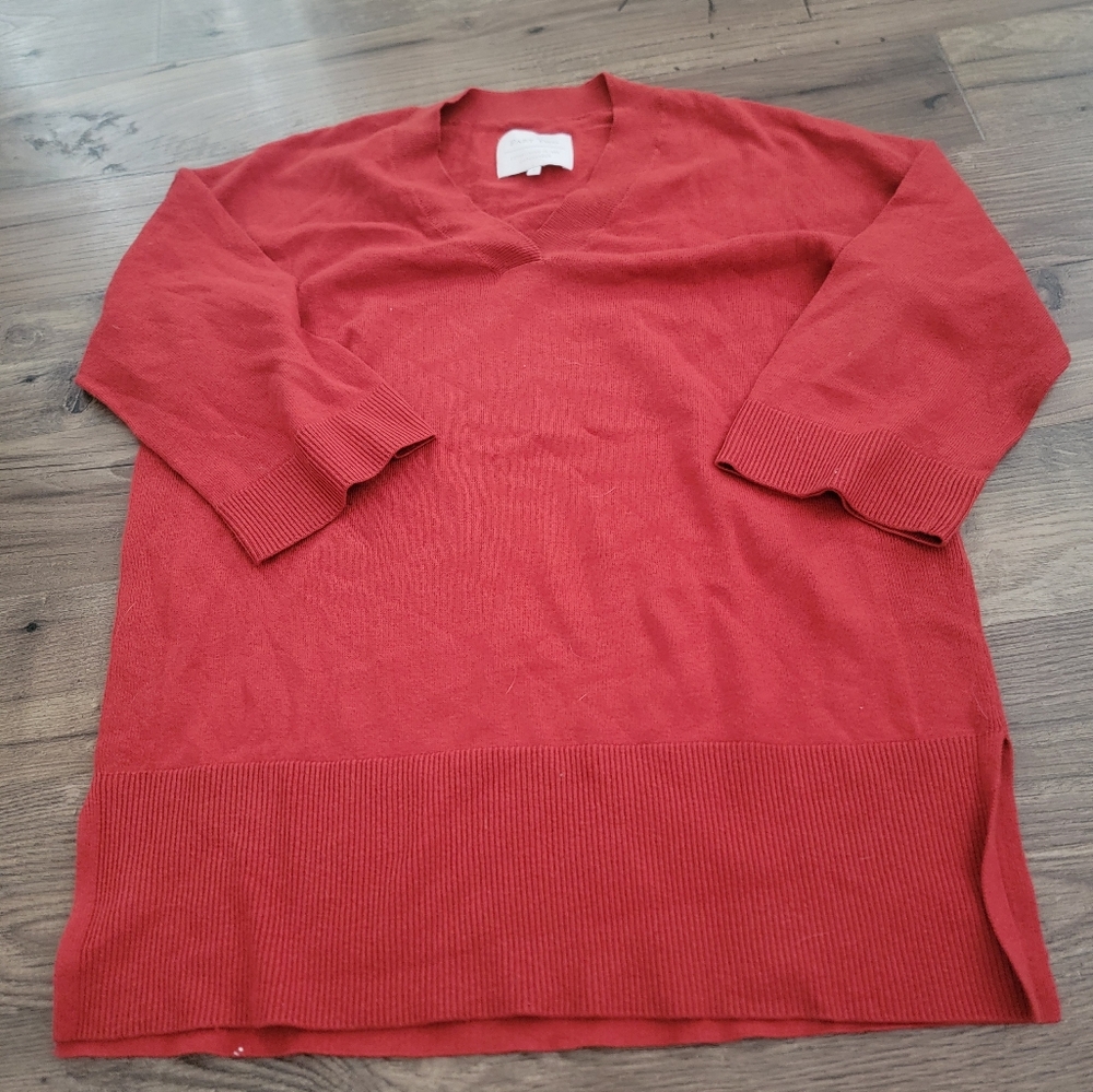 Part Two Slit Side 3/4 Sleeve Top Size Small